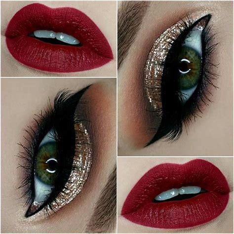 43 Christmas Makeup Ideas To Copy This Season Stayglam