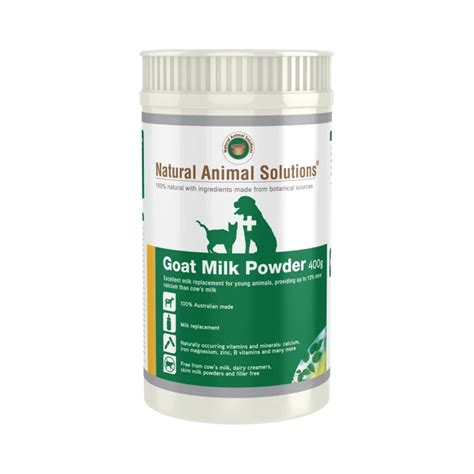 Natural Animal Solutions Goat Milk Powder 400g Pacific Pet Supplies