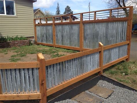 The problem with using it for fencing is that it can come out of the ground as easily as it goes in. Corrugated metal and rebar | Fences | Pinterest