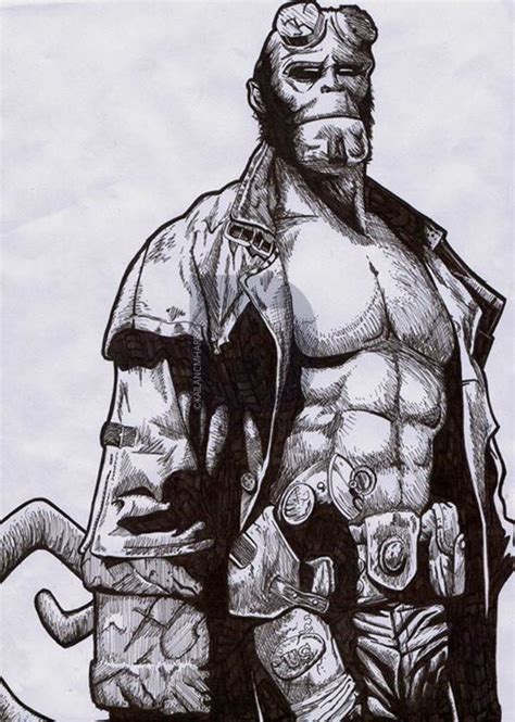 Hellboy Drawing At Explore Collection Of Hellboy