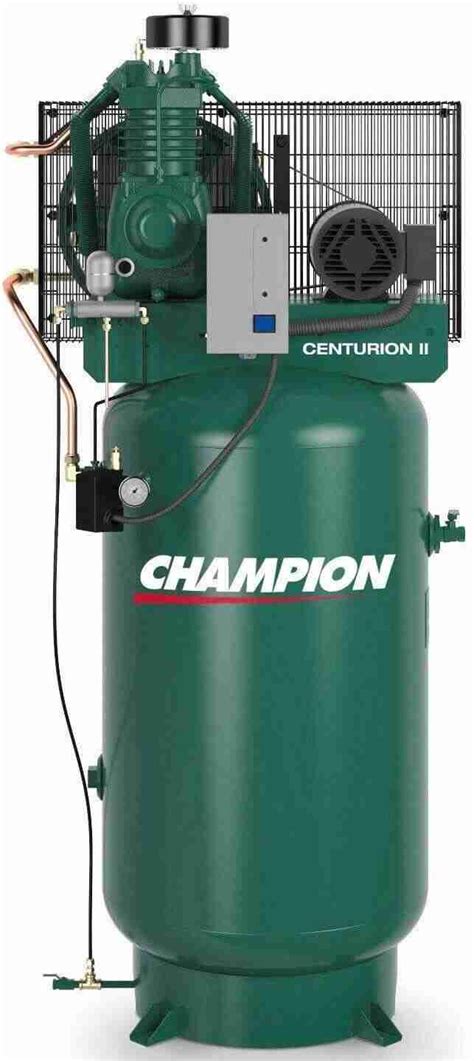 Champion 5 Hp 2 Stage 1 Phase Air Compressor Vrv5 8 Full Package Usa