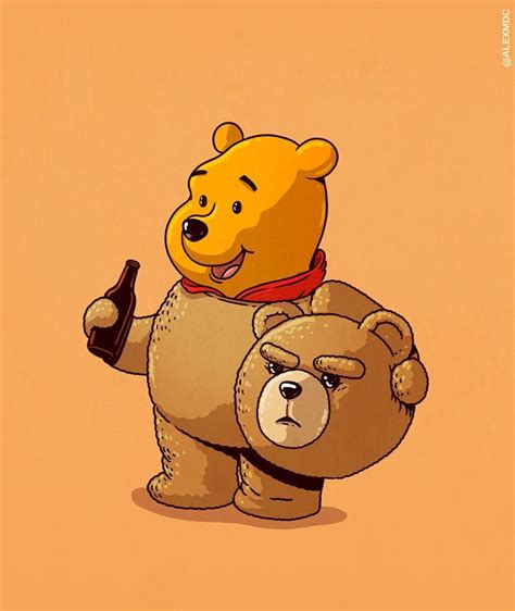 Ted Unmasked Cute Cartoon Wallpapers Cartoon Design Winnie The Pooh