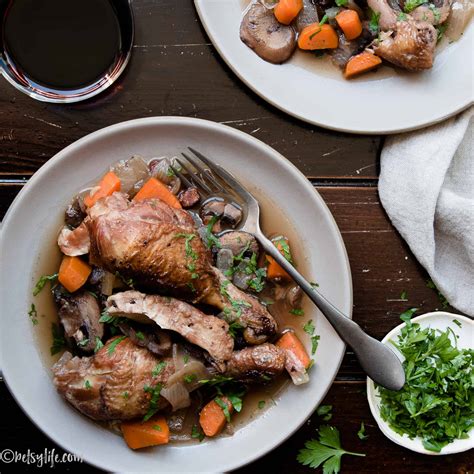 Slow Cooker Coq Au Vin Easy Gourmet Recipe Betsy Life