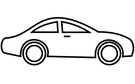 Car Black And White Clip Art Library