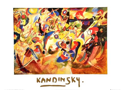 Wassily Kandinsky Studie Zu Komposition Vii 1913 — Poster Plus