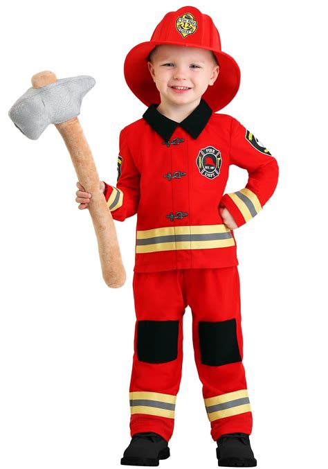Friendly Firefighter Costume For Toddlers