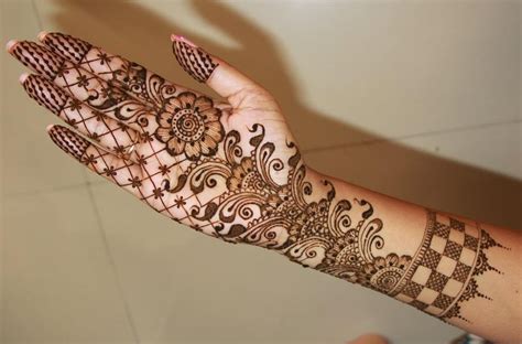 Front Hand Arabic Mehndi Designs For Stylish Girls Women Simple And Easy