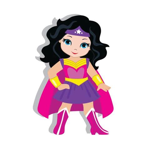 Royalty Free Supergirl Clip Art Vector Images