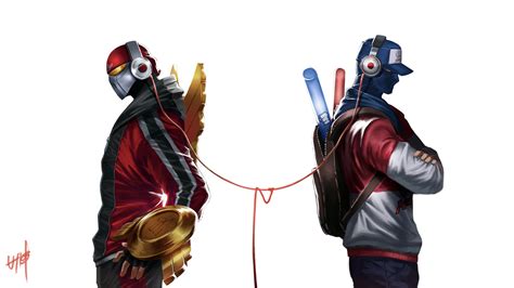 SKT T1 Zed & TPA Shen | LoLWallpapers
