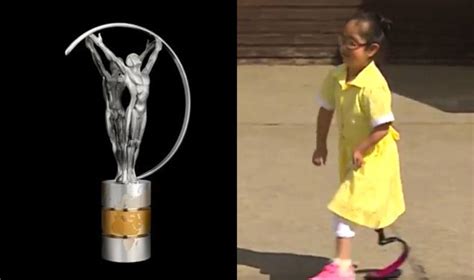 Laureus Best Sporting Moment 2017 Anu Girl With Pink Prosthetic Leg