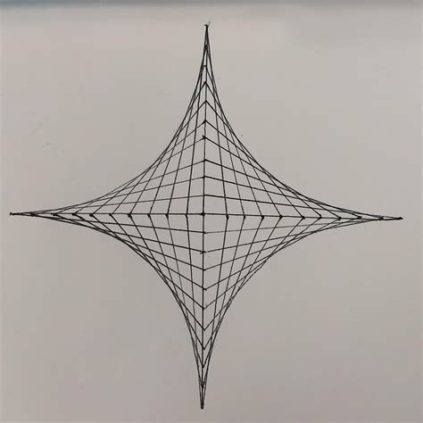 This Image Was Created Using Only Straight Lines Even The Outside Of