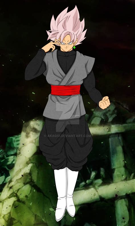 Black Goku Ss Rose Shintani Style By Akaggi On Deviantart