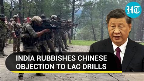 India Trashes Chinese Objection To Military Drills With Us Near Lac