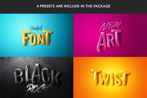 3d Twist Psd Font For Photoshop Gk Mockups Store
