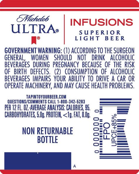 Michelob Ultra Infusions Pomegranate And Agave