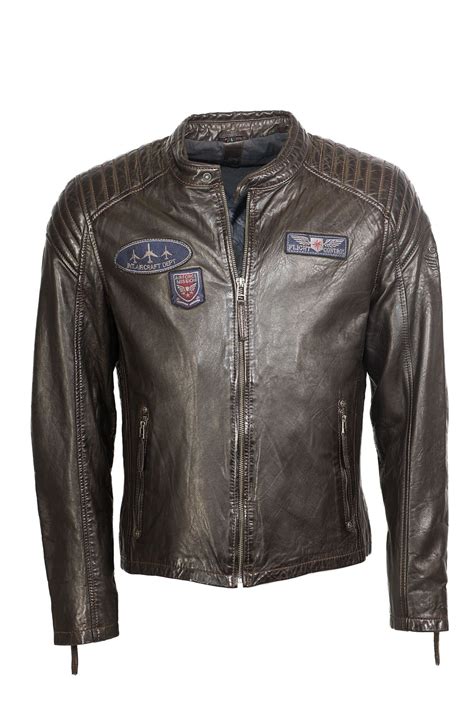 Masculine Bikerjacke Von Gipsy In Braun Lederjacke Lederjacke Herren Lederjacke Männer