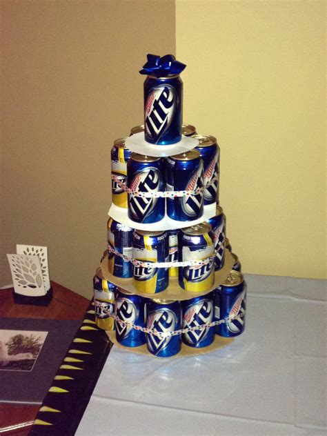 You've become a wealthy and successful. My brother's 30th Birthday cake - perfect with a 30 pack ...