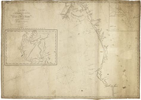 The First Detailed Chart Of The Gulf Coast Published In America In An