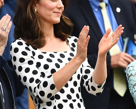 Kate Middletons Haircut Debuts At Wimbledon Short And Chic Footwear News