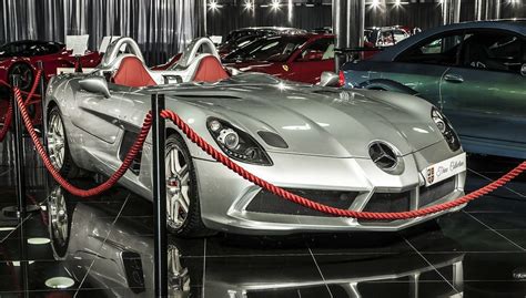 The exhibition of cars and motorcycles of mr. TOP TEN Mercedes-Benz treasures of the TIRIAC COLLECTION ...