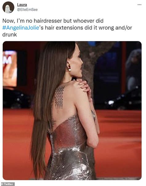 Angelina Jolie Fans Go Wild Online After She Suffers Hair Extensions Disaster On Eternals Red