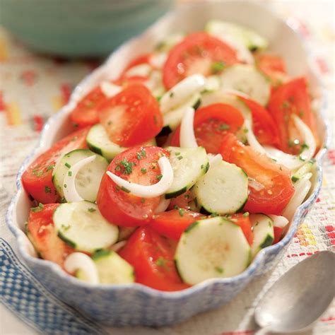 Summer Tomato Onion And Cucumber Salad Recipe Eatingwell