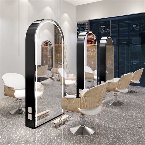 Lighted Mirror Salon Stations Mirror Ideas