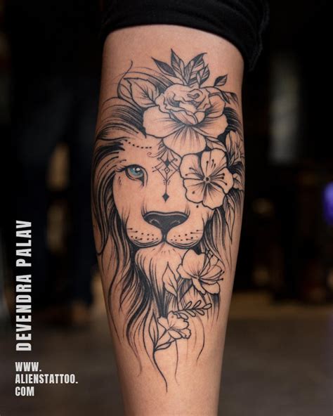 Abstract Lion Tattoo By Devendra Palav By Javagreeen On Deviantart