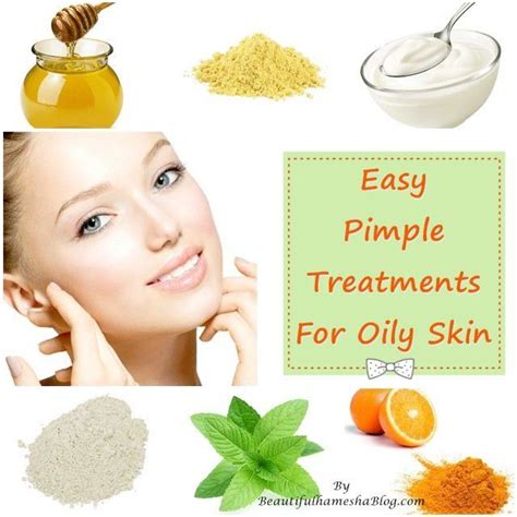 Easy Pimple Treatments For Oily Skin