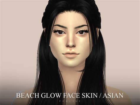 Beach Glow Skin Asian By Pralinesims Sims 4 Nexus Images And Photos