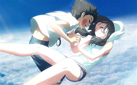 Anime Weathering With You Hina Amano Hodaka Morishima HD Wallpaper