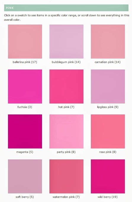Shades Of Pink Names Extravital Fasion Shades Of Pink Names Pink