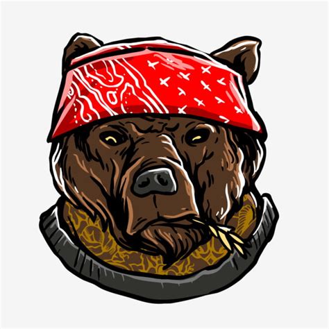 Gangster Bear Png Picture Bear Gangster Animal Gangster Tattoo Png