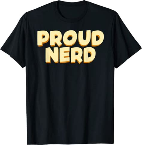 Proud Nerd Popculture Maker Comic T Shirt Clothing