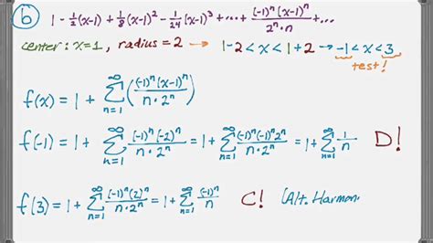 Ap Calculus Bc 2016 Exam Frq 6 Youtube
