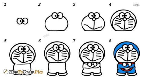 How To Draw Doraemon Easy Step By Step Learn How To Draw