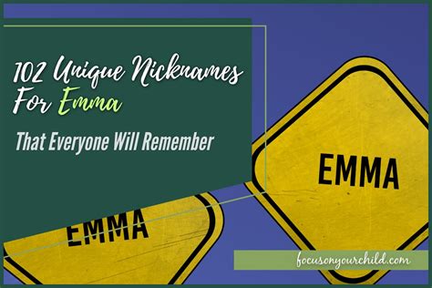 102 Unique Nicknames For Emma That Everyone Will Remember