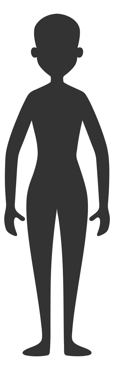 Premium Vector Female Body Black Silhouette Woman Figure Icon