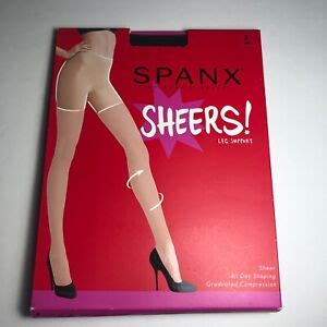 Spanx By Sara Blakely Black Shaping Sheers Size D Nwt All The Way Support Ebay