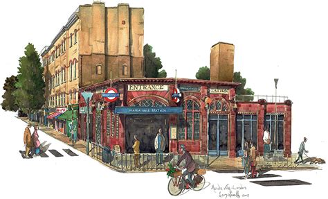 A Quick Painting Tour Of Maida Vale Including The Tube Station London