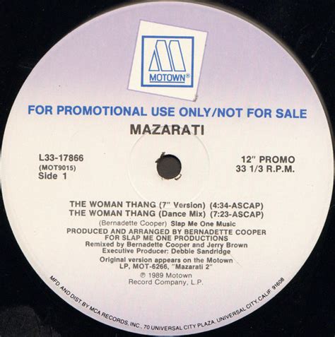 Mazarati The Woman Thang Releases Discogs