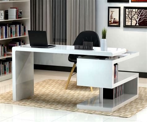 Corner shelves are a compact solution to your office furniture needs in small and tight spaces. 25 Photo of White Office Desk For Small Space