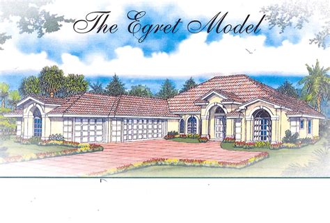 How long does it take to make a house rendering? One of our Custom Home Renderings | Custom homes, Palm ...