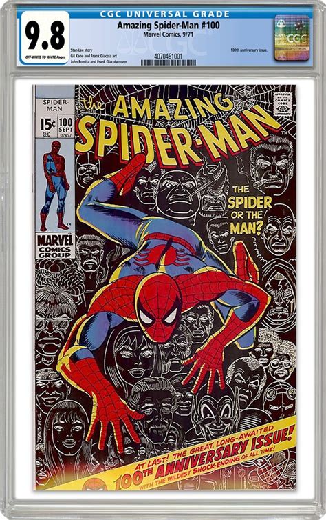 Cgc Graded Amazing Spider Man 100 Impresses In Pedigree Auction Cgc