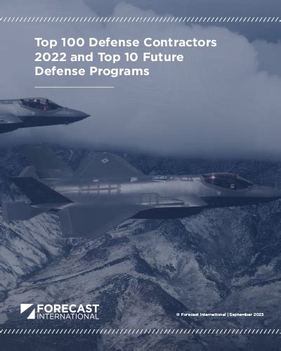 Top 100 Defense Contractors 2022 And Top 10 Future Defense Programs