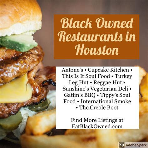 View the menu, check prices, find on the map, see photos and ratings. Listing of black owned in Houston in 2020 | Soul food ...