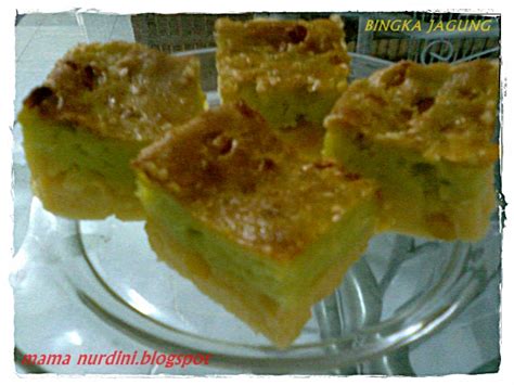 Resepi kuih lama bingka pandan yang sedap dan mudah. Santapan MamaNurdini: BINGKA JAGUNG