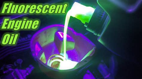 Finding Oil Leaks With Fluorescent Engine Oil Youtube