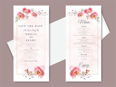 Wedding Invitation Card Vector Art Icons And Graphics For Free Download