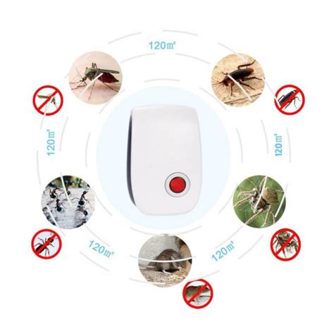 2 Pcs Electronic Indoor Mosquito Rodent Rat Mice Bug Insect Repellent